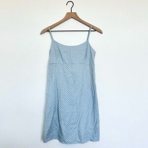 Brandy Melville baby blue floral dress - one size